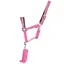 Hy Equestrian Sparkling Head Collar And Lead Rope Set - Pink/Gold